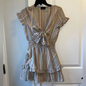 VICI striped mini dress size S, in great condition!